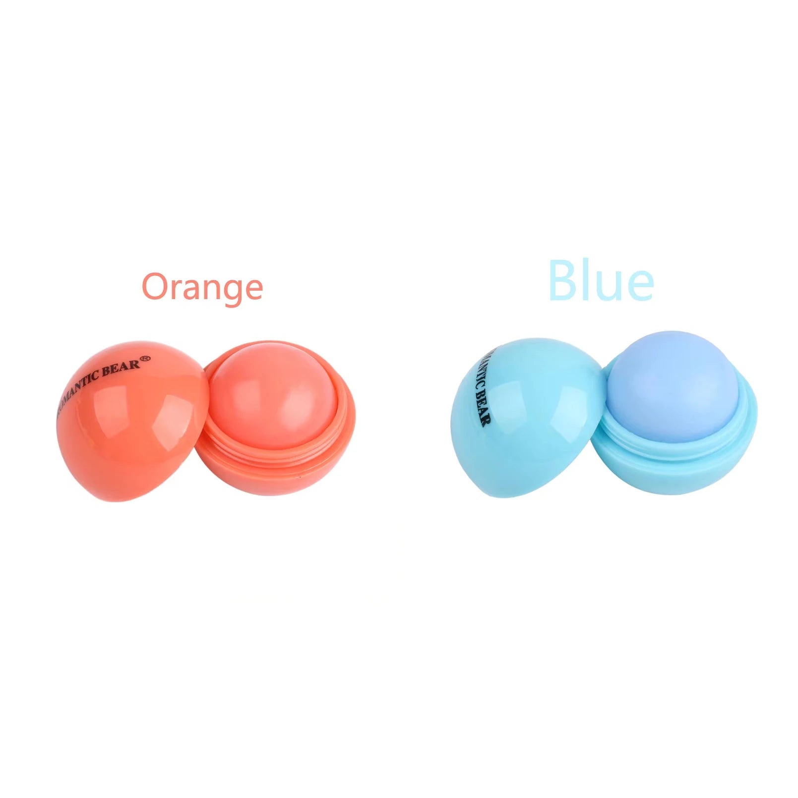 Cute Ball Shaped Lip Balm - Hydrating, Soothing, and Long-Lasting Lip Plumper with Non-Stick Cup for Preventing Frost Cracking a